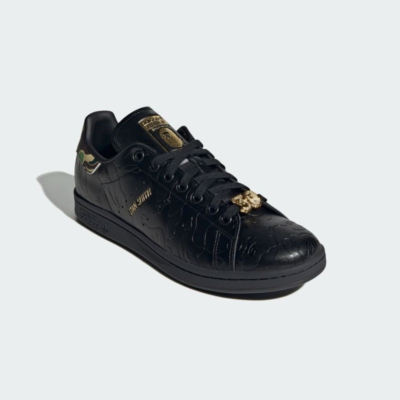 BAPE x adidas Stan Smith 30th Anniversary Black IG1116 Grailify